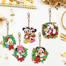 Load image into Gallery viewer, 5PCS Diamond Art Decor Xmas Mickey Pals Double Sided Rhinestone Painting Pendant
