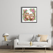 Load image into Gallery viewer, Diamond Painting - Partial Special Shaped - owl (30*30CM)
