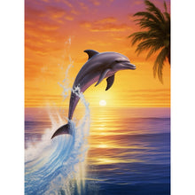 Load image into Gallery viewer, AB Diamond Painting - Full Square - dolphin (30*40CM)

