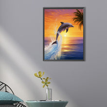 Load image into Gallery viewer, AB Diamond Painting - Full Square - dolphin (30*40CM)
