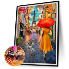 Load image into Gallery viewer, Diamond Painting - Full Round - street painting in paris (30*40CM)
