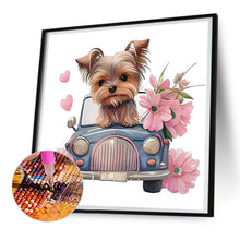 Load image into Gallery viewer, Diamond Painting - Full Round - yorkshire terrier (30*30CM)
