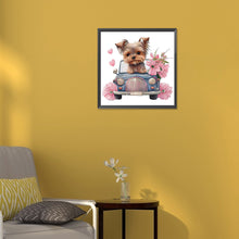 Load image into Gallery viewer, Diamond Painting - Full Round - yorkshire terrier (30*30CM)
