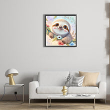 Load image into Gallery viewer, Diamond Painting - Full Round - sloth (30*30CM)
