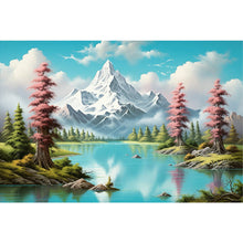 Load image into Gallery viewer, Diamond Painting - Full Round - snow mountain (60*40CM)
