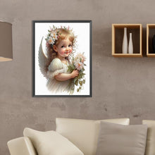 Load image into Gallery viewer, Diamond Painting - Full Round - angel child (30*40CM)
