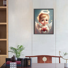 Load image into Gallery viewer, Diamond Painting - Full Round - angel child (30*40CM)
