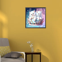 Load image into Gallery viewer, Diamond Painting - Full Round - sweet cat (30*30CM)
