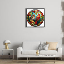 Load image into Gallery viewer, Diamond Painting - Full Round - glass art cardinal (30*30CM)
