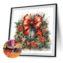 Load image into Gallery viewer, Diamond Painting - Full Round - Christmas wreath (40*40CM)

