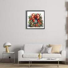 Load image into Gallery viewer, Diamond Painting - Full Round - Christmas wreath (40*40CM)
