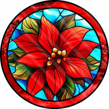 Load image into Gallery viewer, Diamond Painting - Full Round - round poinsettia (30*30CM)
