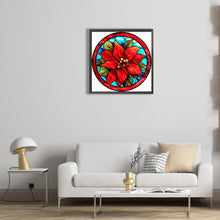 Load image into Gallery viewer, Diamond Painting - Full Round - round poinsettia (30*30CM)
