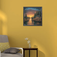 Load image into Gallery viewer, Diamond Painting - Full Round - countryside view (30*30CM)
