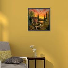 Load image into Gallery viewer, Diamond Painting - Full Round - countryside view (30*30CM)
