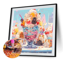 Load image into Gallery viewer, AB Diamond Painting - Full Round - small animal ice cream (40*40CM)
