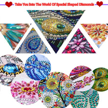 Load image into Gallery viewer, Diamond Painting - Partial Special Shaped - Flowers and Dragonflies (30*30CM)
