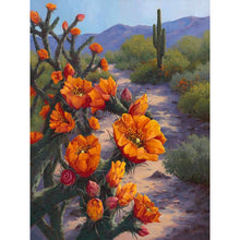 Load image into Gallery viewer, Diamond Painting - Full Round - cactus flower (30*40CM)
