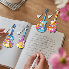 Load image into Gallery viewer, 4PCS Diamond Painting Bookmarks Acrylic Special Shape Crystal Painting Bookmark
