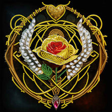 Load image into Gallery viewer, Diamond Painting - Partial Special Shaped - rose heart (30*30CM)
