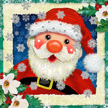 Load image into Gallery viewer, Diamond Painting - Partial Special Shaped - Santa Claus (30*30CM)
