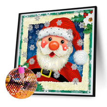 Load image into Gallery viewer, Diamond Painting - Partial Special Shaped - Santa Claus (30*30CM)
