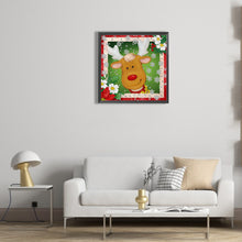Load image into Gallery viewer, Diamond Painting - Partial Special Shaped - christmas elk (30*30CM)
