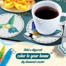 Load image into Gallery viewer, Diamond Crafts Coasters Diamond Painting Coasters (10PCS Hummingbird)

