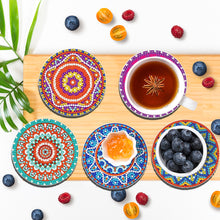 Load image into Gallery viewer, Diamond Crafts Coasters Diamond Painting Coasters (6PCS Mandala)
