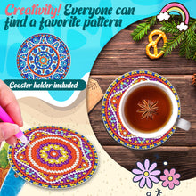 Load image into Gallery viewer, Diamond Crafts Coasters Diamond Painting Coasters (6PCS Mandala)
