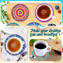Load image into Gallery viewer, Diamond Crafts Coasters Diamond Painting Coasters (6PCS Mandala)
