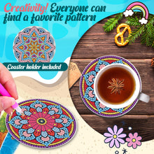 Load image into Gallery viewer, Diamond Crafts Coasters Diamond Painting Coasters (8PCS Mandala)

