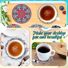 Load image into Gallery viewer, Diamond Crafts Coasters Diamond Painting Coasters (8PCS Mandala)
