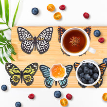 Load image into Gallery viewer, Diamond Crafts Coasters Diamond Painting Coasters (12PCS Butterfly)
