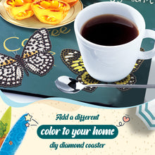 Load image into Gallery viewer, Diamond Crafts Coasters Diamond Painting Coasters (12PCS Butterfly)
