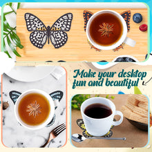 Load image into Gallery viewer, Diamond Crafts Coasters Diamond Painting Coasters (12PCS Butterfly)
