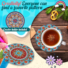 Load image into Gallery viewer, Diamond Crafts Coasters Diamond Painting Coasters (8PCS Mandala)
