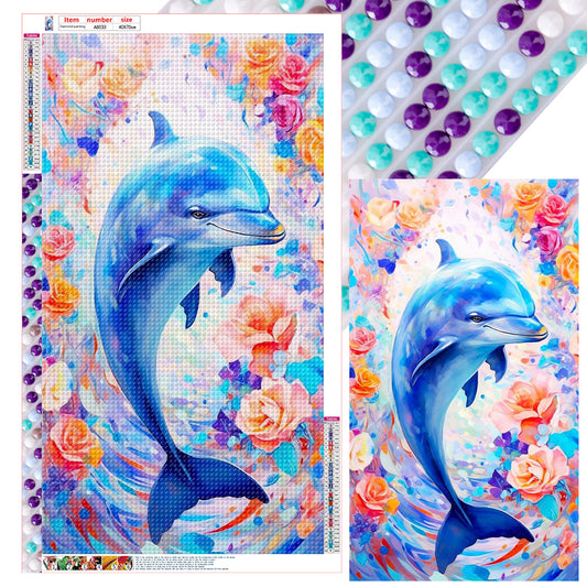 Diamond Painting - Full Round - dolphin (40*70CM)
