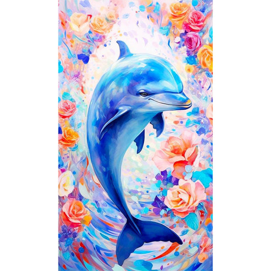 Diamond Painting - Full Round - dolphin (40*70CM)