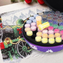 Load image into Gallery viewer, Diamond Painting Storage Containers 60Slots Diamond Storage Case (Purple Set II)
