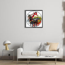 Load image into Gallery viewer, Diamond Painting - Full Round - christmas horse (40*40CM)

