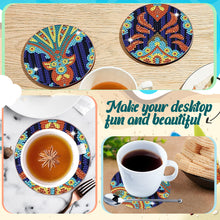 Load image into Gallery viewer, Diamond Painting Art Coaster Kit Special Shape (8PCS Mandala)
