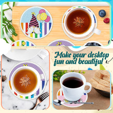 Load image into Gallery viewer, Diamond Painting Art Coaster Kit Special Shape (6PCS Party Gnome)
