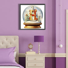 Load image into Gallery viewer, Diamond Painting - Full Round - Christmas Alphabet Crystal Ball H (40*40CM)
