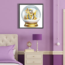 Load image into Gallery viewer, Diamond Painting - Full Round - Christmas Alphabet Crystal Ball M (40*40CM)
