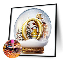 Load image into Gallery viewer, Diamond Painting - Full Round - Christmas Alphabet Crystal Ball O (40*40CM)
