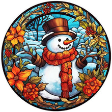 Load image into Gallery viewer, Diamond Painting - Full Square - christmas snowman (40*40CM)
