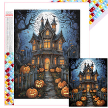 Load image into Gallery viewer, Diamond Painting - Full Square - halloween haunted house (40*50CM)
