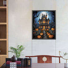 Load image into Gallery viewer, Diamond Painting - Full Square - halloween haunted house (40*50CM)
