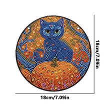 Load image into Gallery viewer, Special Shape Diamond Drawing Hanging Kit Suncatcher (Halloween Cat)
